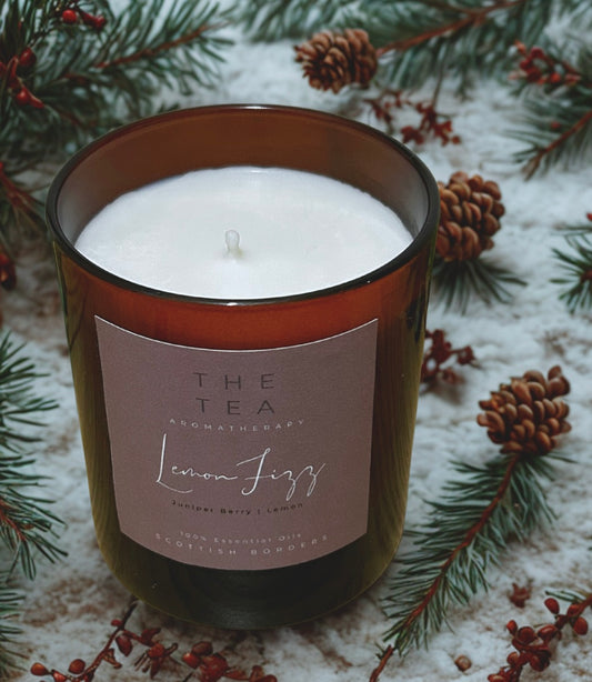 Lemon Fizz | Amber Glass Candle | 30CL