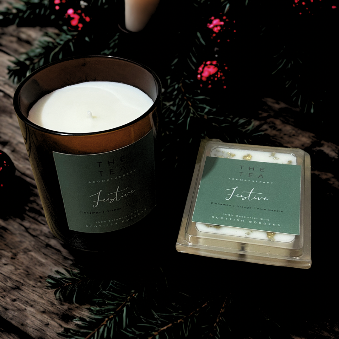 Festive | Amber Glass Candle | 30CL