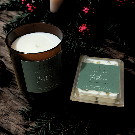 Festive | Amber Glass Candle | 30CL